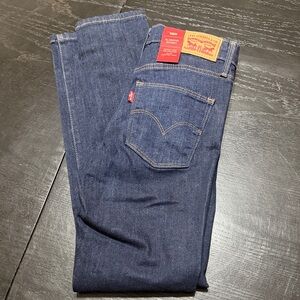 Levi's Women’s Slimming Skinny Blue Jeans 26x28 NWT